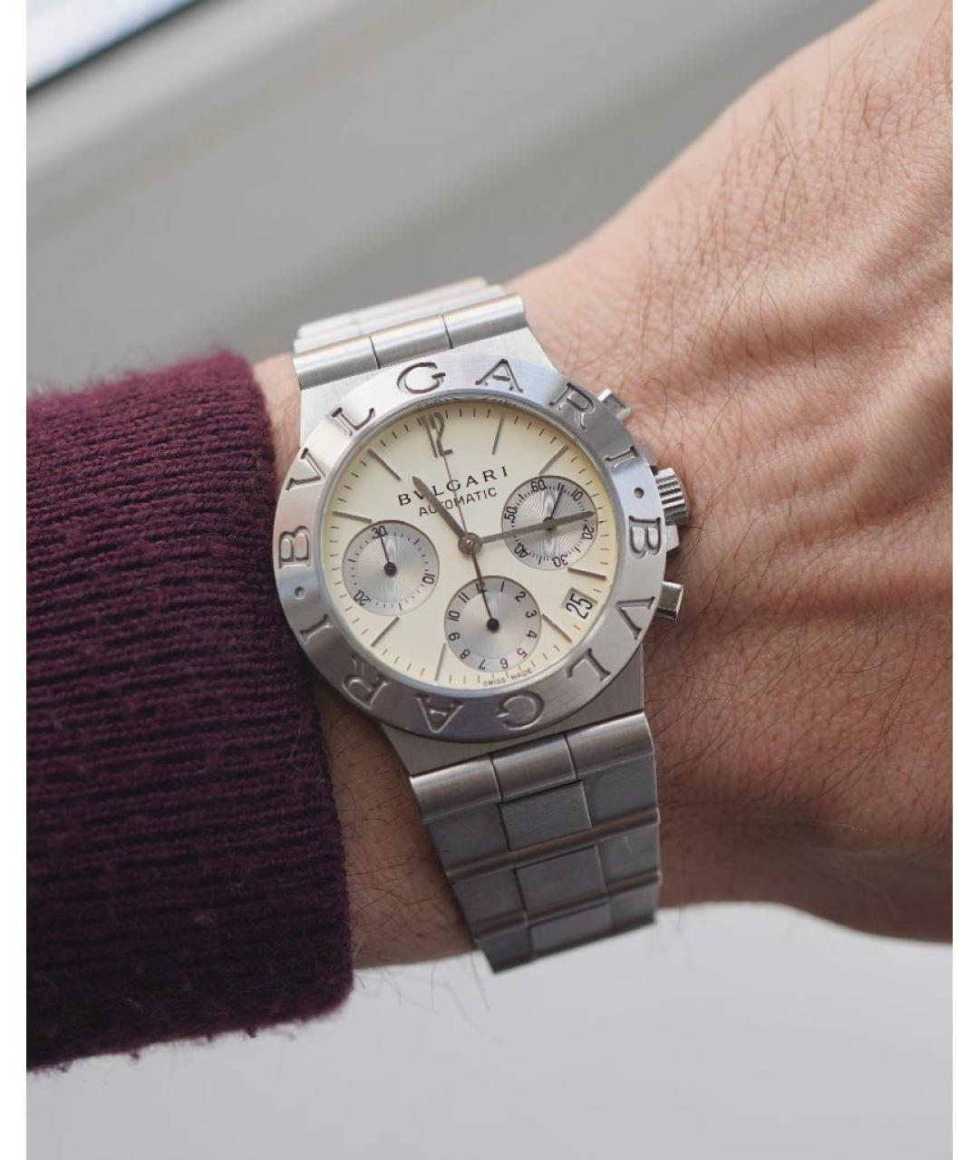BVLGARI Бежевые часы, фото 7