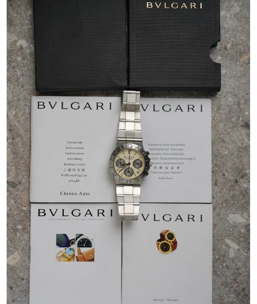BVLGARI Бежевые часы, фото 6