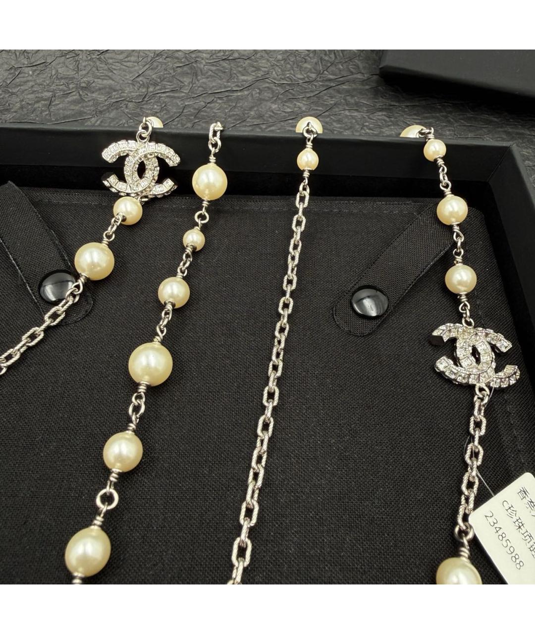 CHANEL Бежевое колье, фото 8