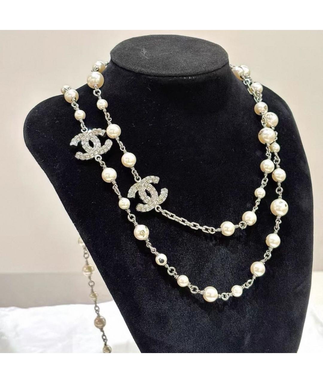 CHANEL Бежевое колье, фото 6