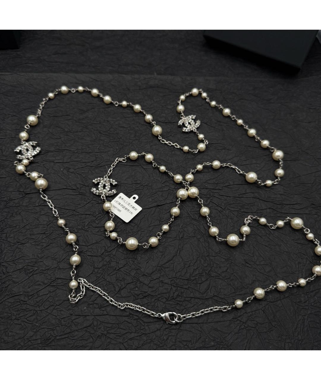 CHANEL Бежевое колье, фото 2