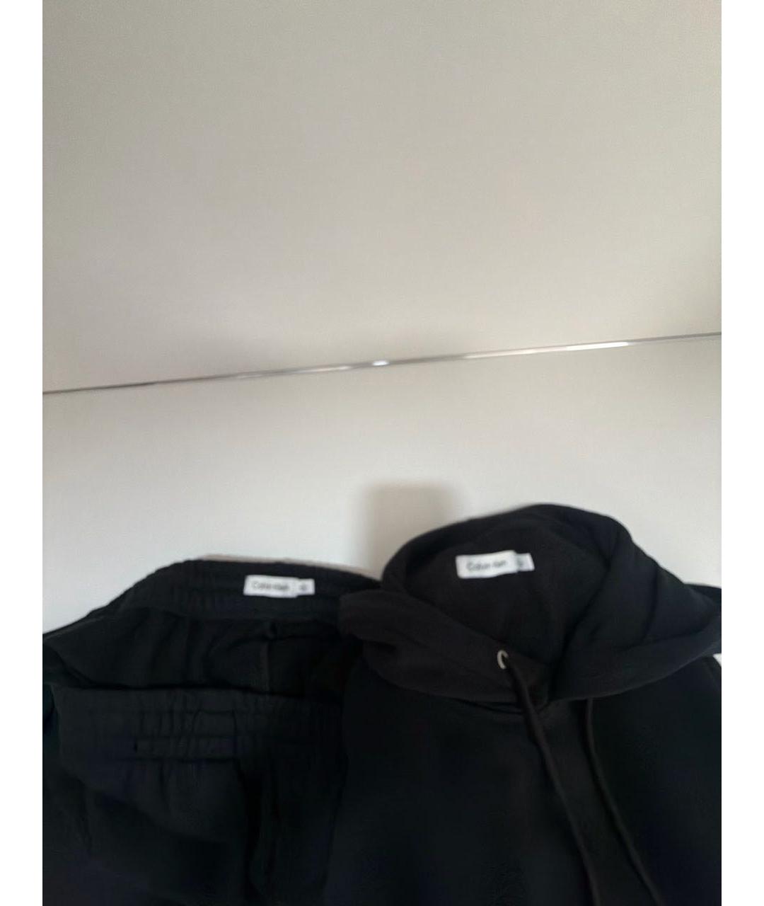 CALVIN KLEIN Черный хлопковый спортивный костюм, фото 3