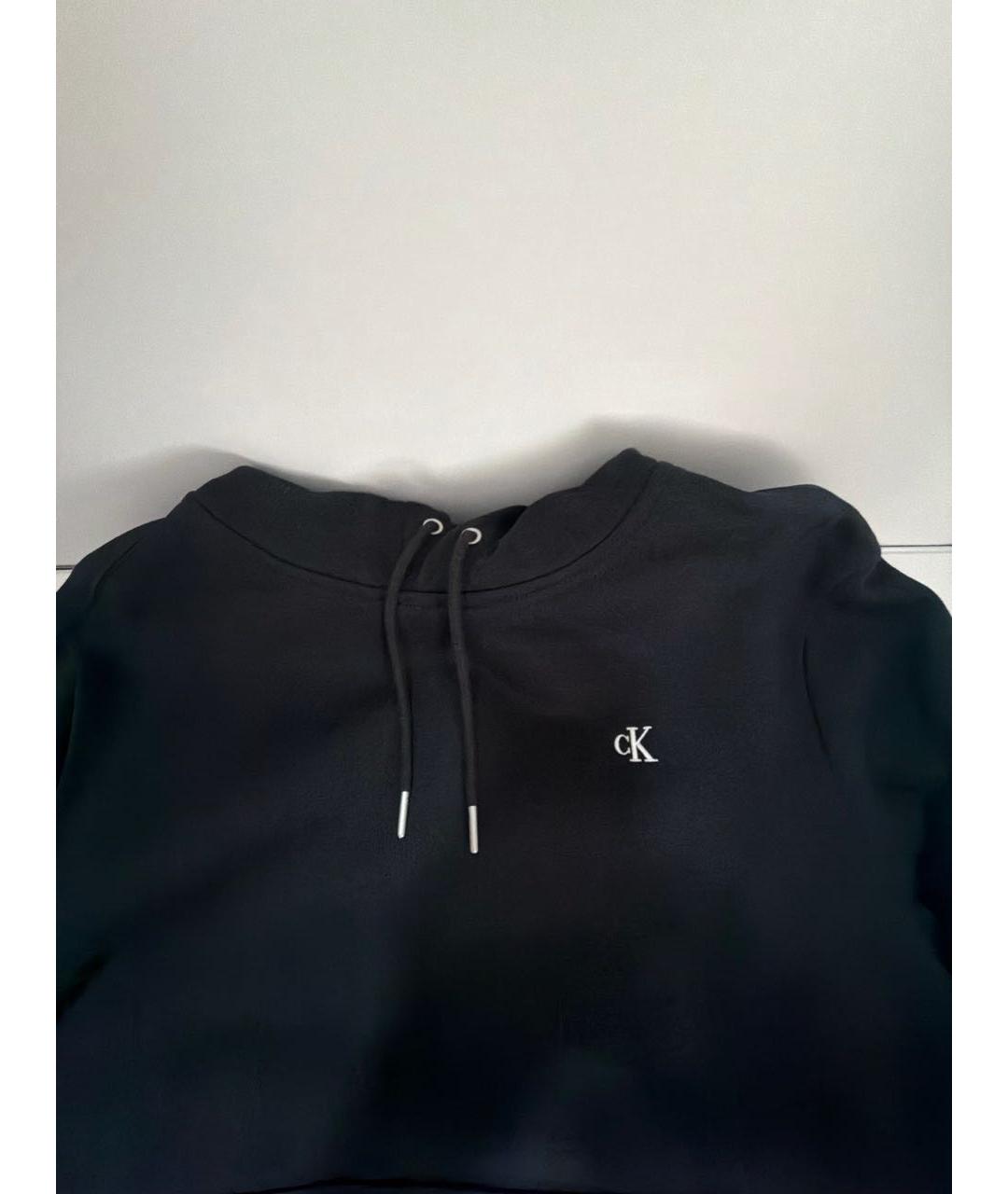 CALVIN KLEIN Черный хлопковый спортивный костюм, фото 4