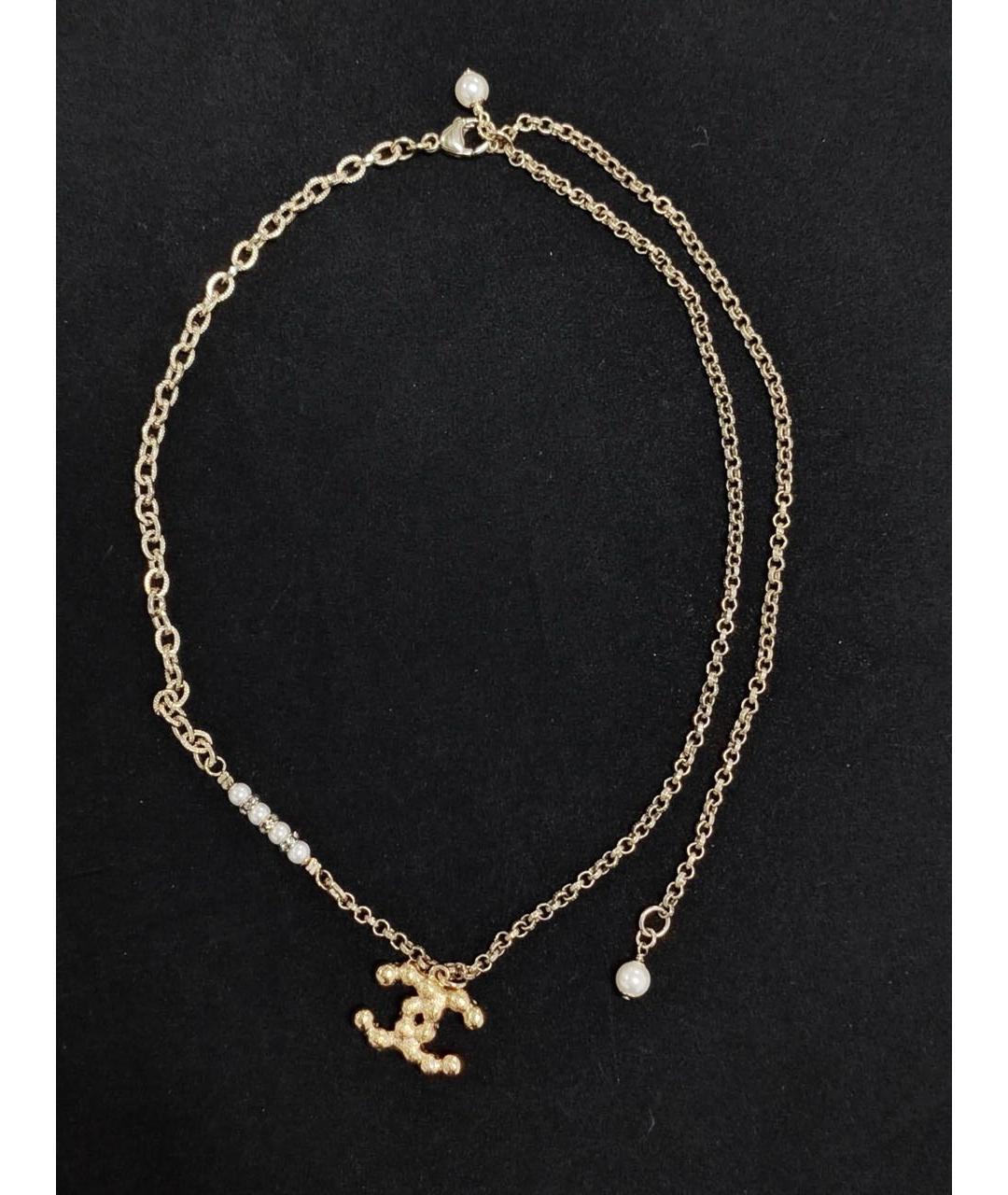 CHANEL Золотое колье, фото 4