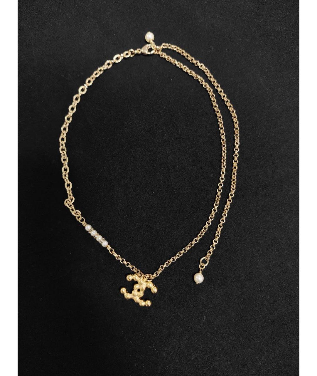 CHANEL Золотое колье, фото 5