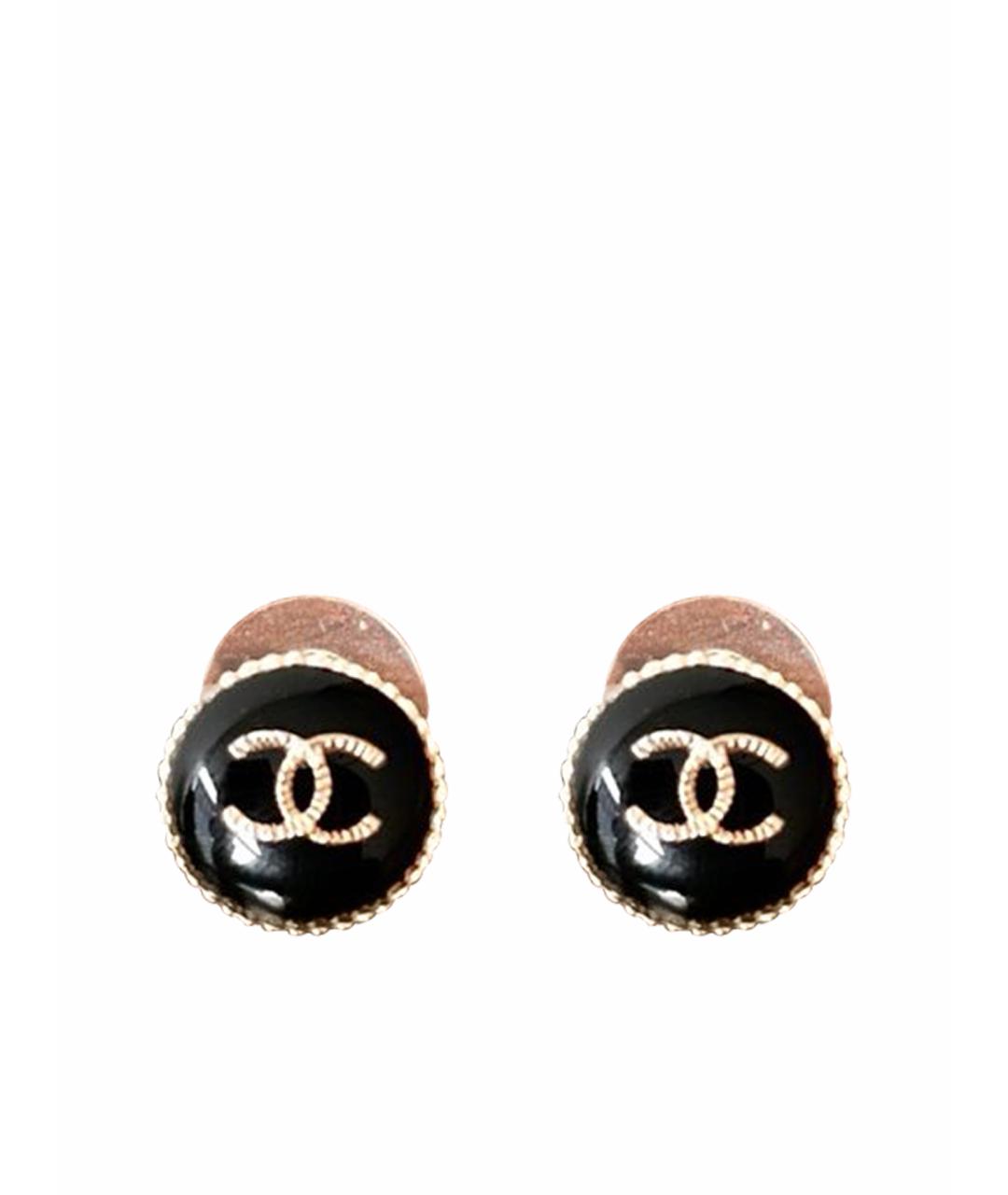 CHANEL Золотые серьги, фото 1