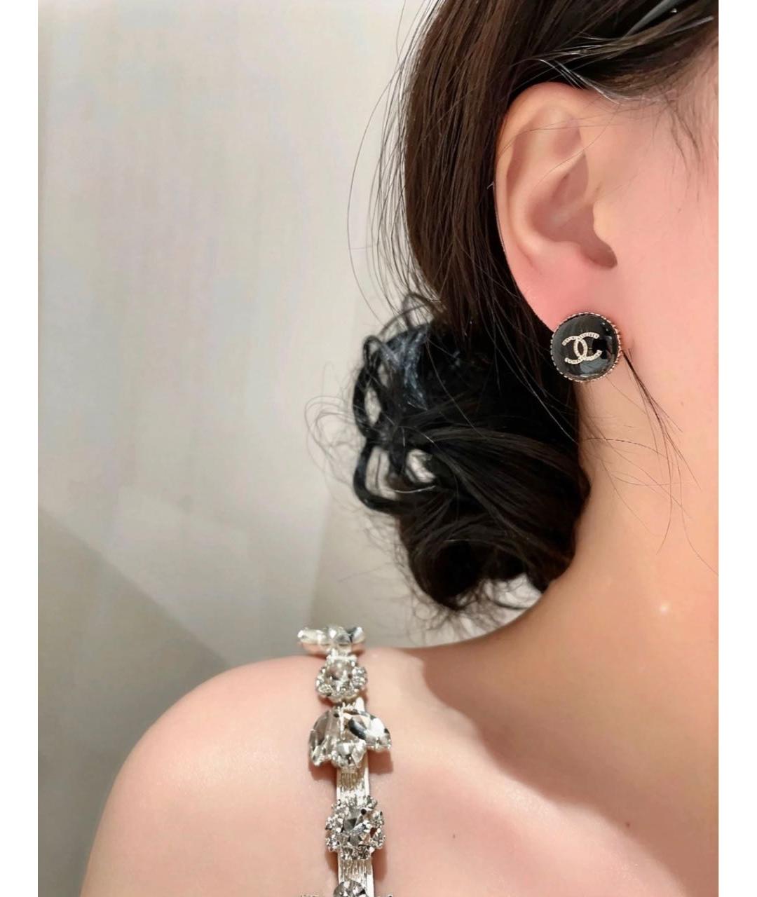 CHANEL Золотые серьги, фото 4