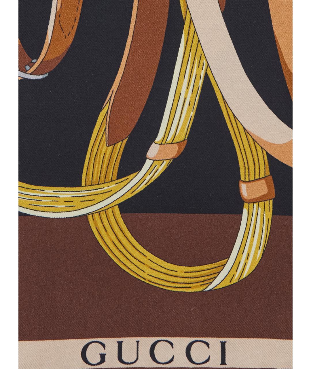 GUCCI Мульти шелковый платок, фото 3