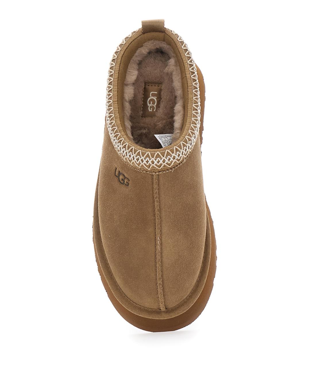 UGG Коричневые замшевые сабо, фото 4