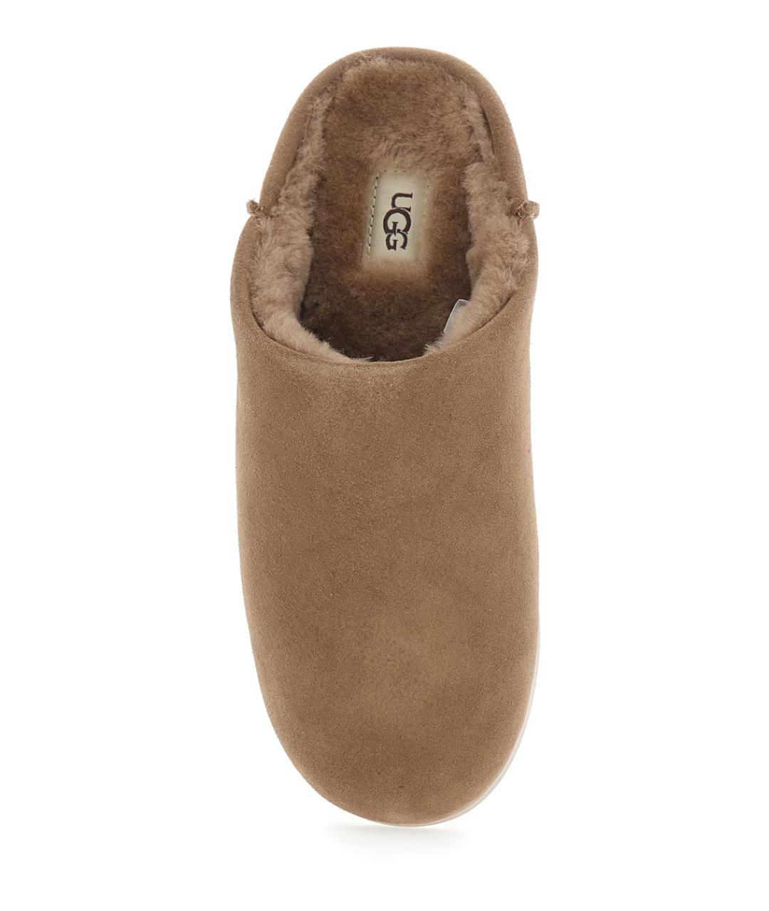 UGG Бежевые замшевые мюли, фото 4