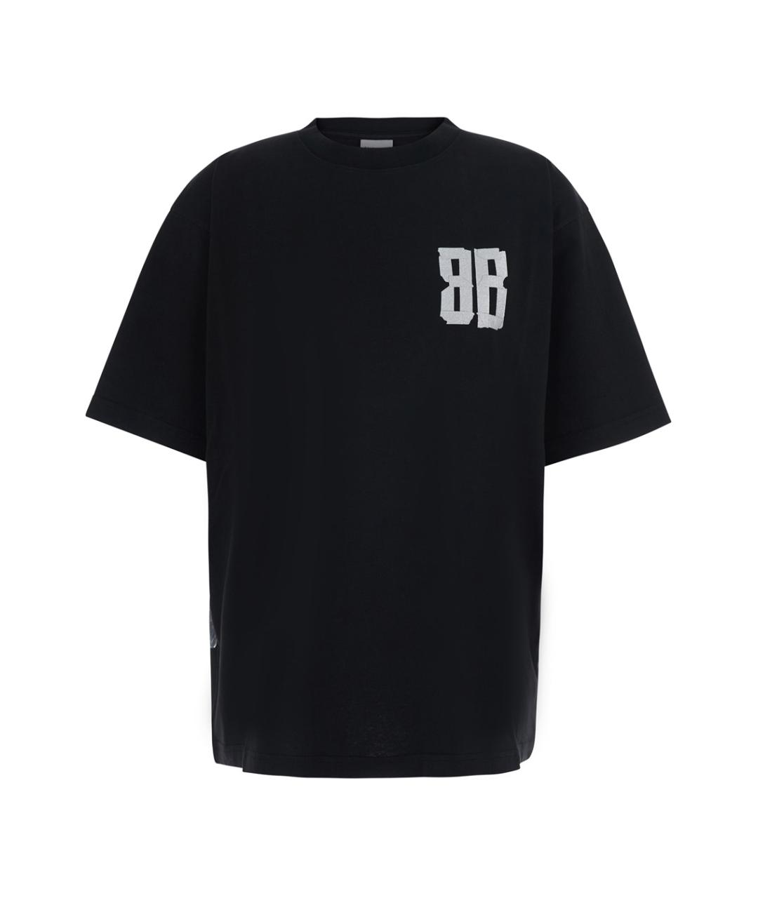 BALENCIAGA Черная футболка, фото 1