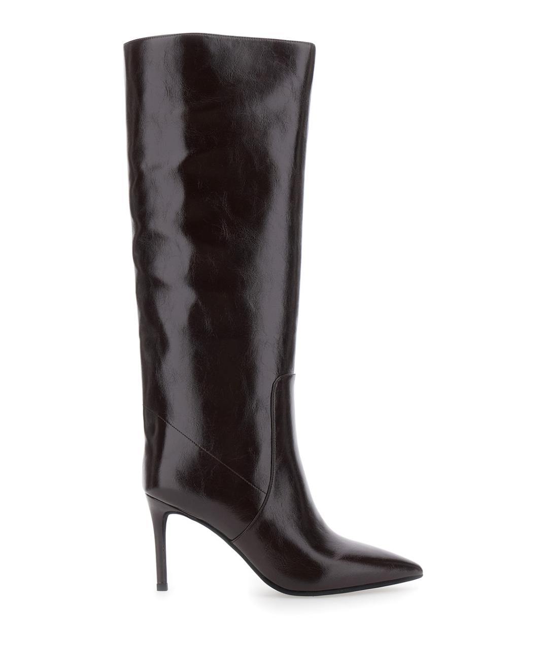 JEFFREY CAMPBELL Коричневые кожаные сапоги, фото 1