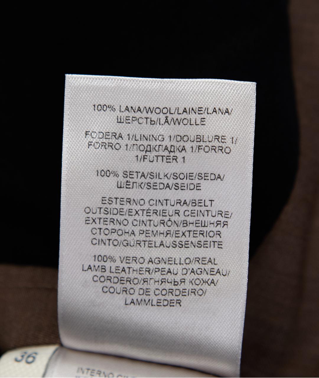 BOTTEGA VENETA Коричневый шерстяной костюм с брюками, фото 5