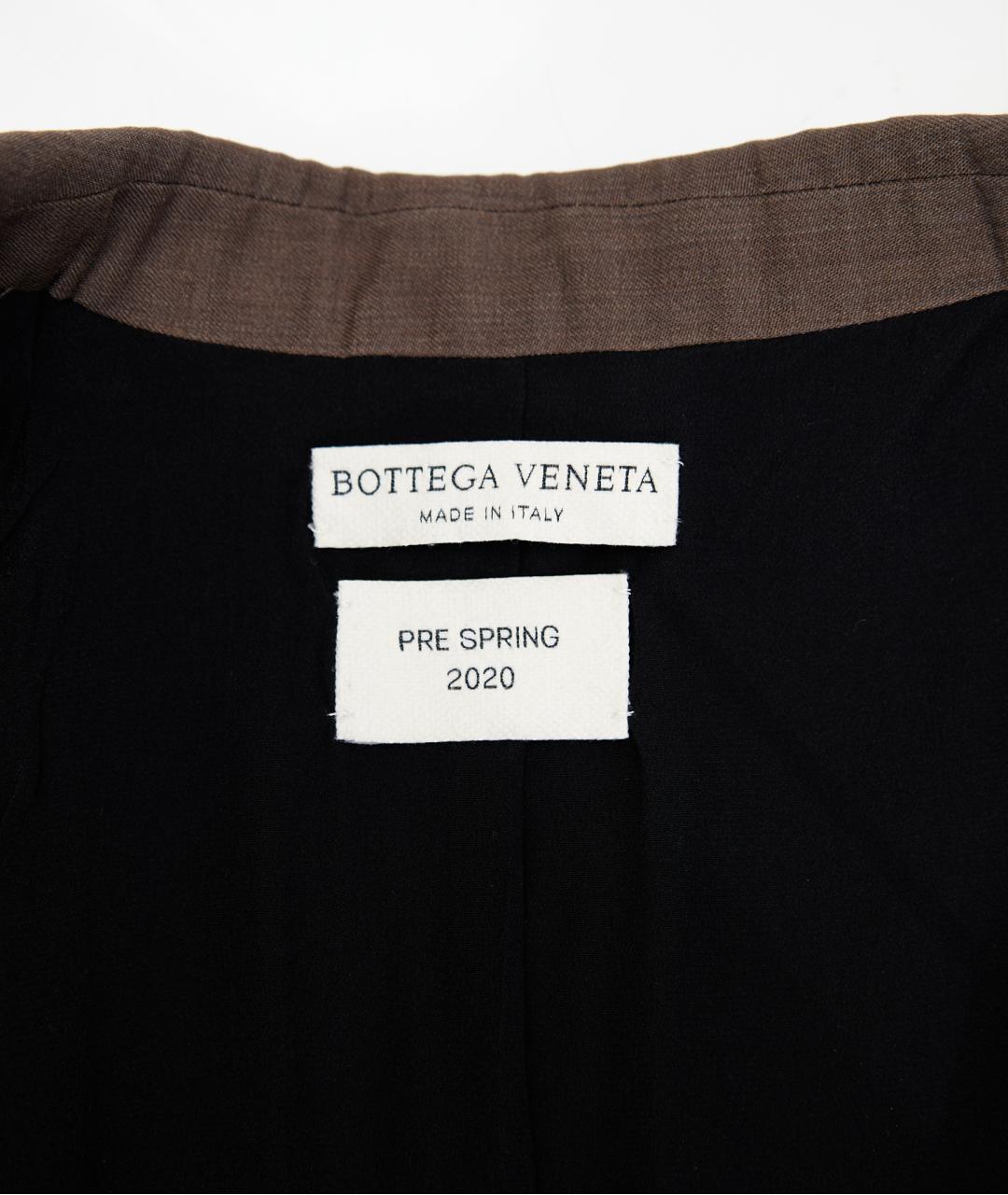 BOTTEGA VENETA Коричневый шерстяной костюм с брюками, фото 3