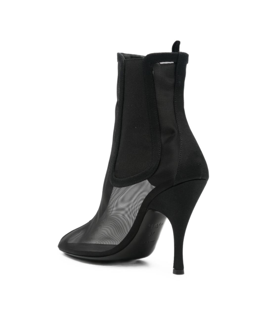 ALAIA Черные текстильные ботильоны, фото 4