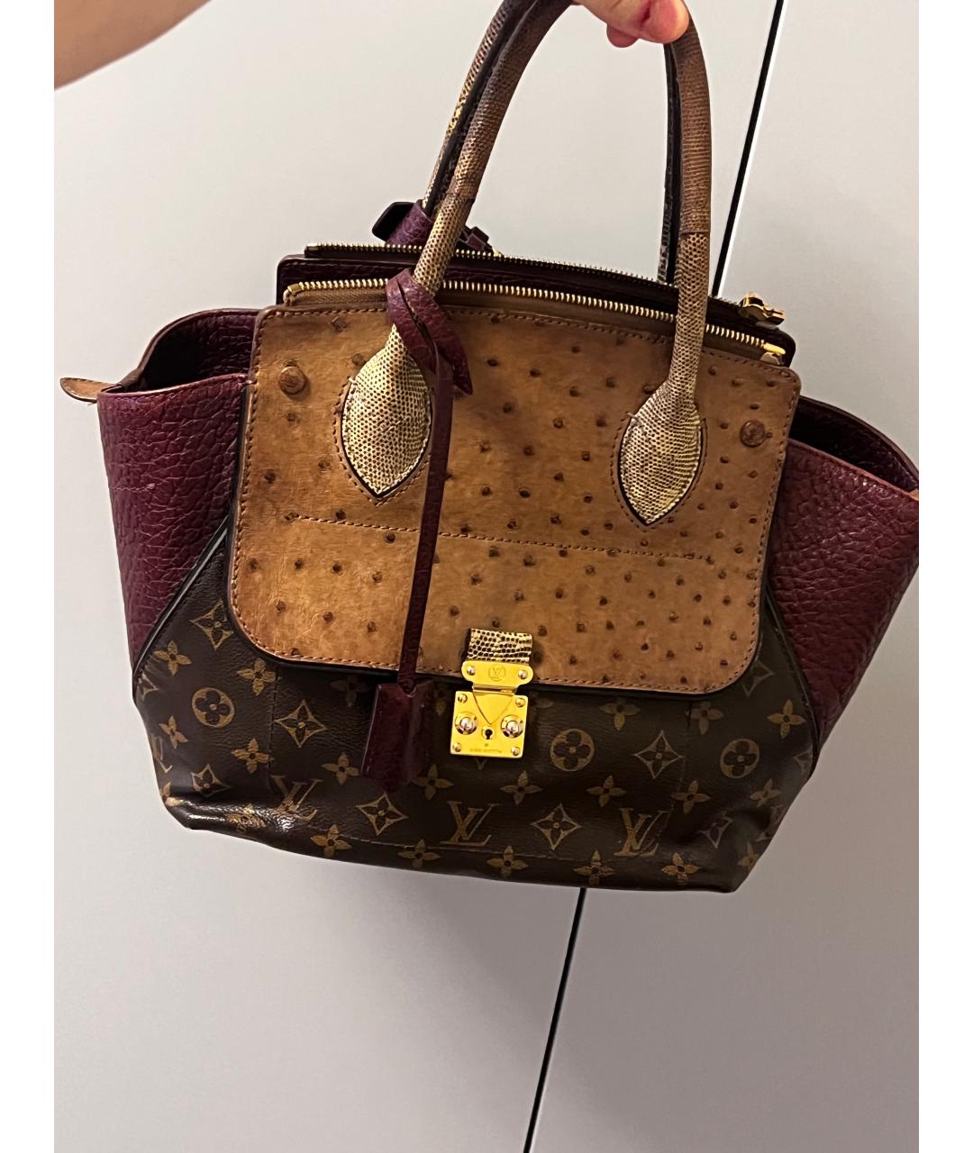 LOUIS VUITTON Сумка с короткими ручками из экзотической кожи, фото 4