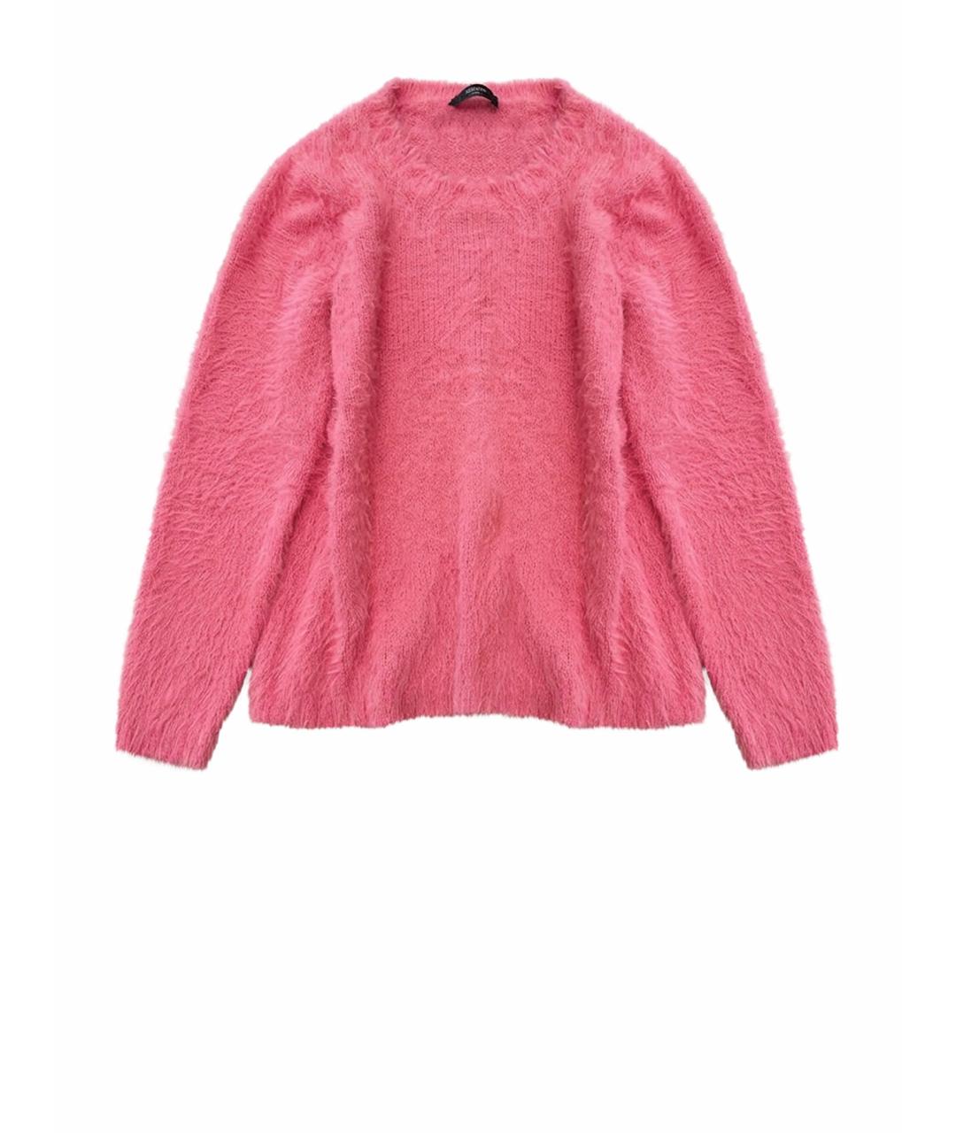 WEEKEND MAX MARA Розовый хлопковый джемпер / свитер, фото 1