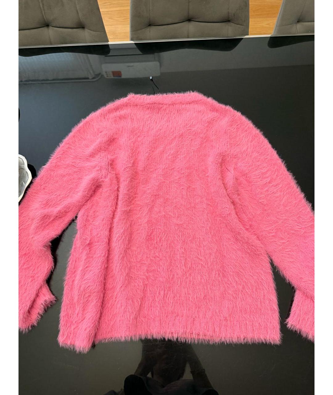 WEEKEND MAX MARA Розовый хлопковый джемпер / свитер, фото 2