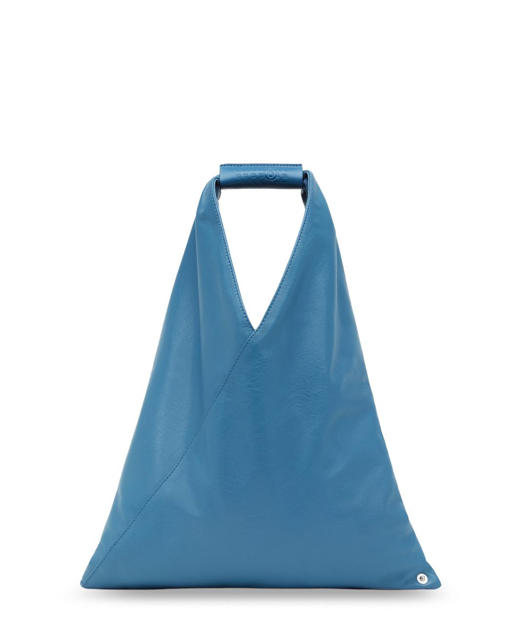 MM6 MAISON MARGIELA Голубая сумка тоут из искусственной кожи, фото 1
