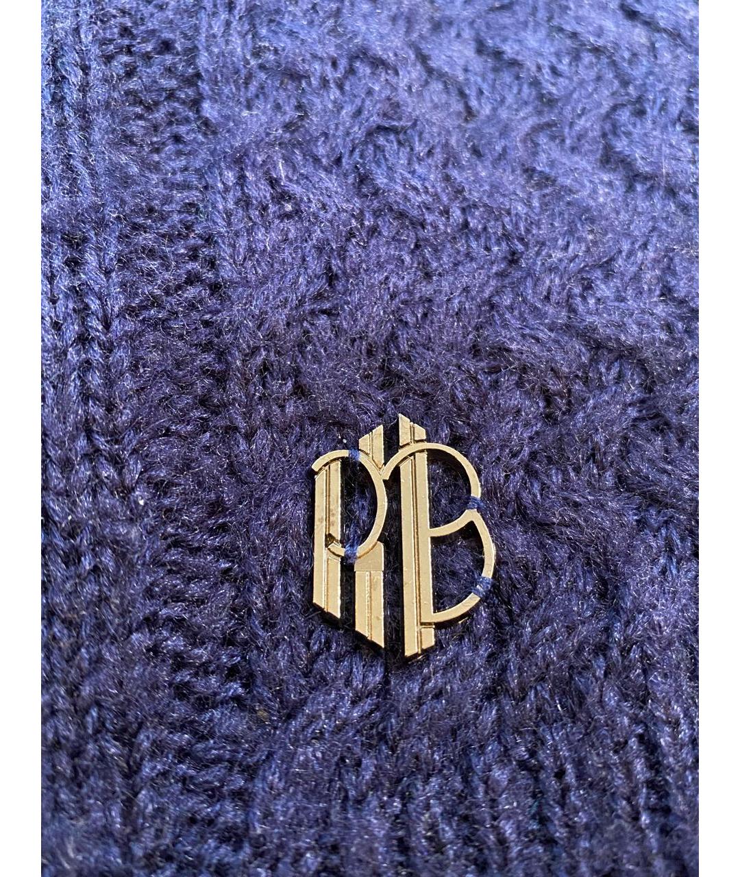 PIERRE BALMAIN Синий шерстяной джемпер / свитер, фото 2