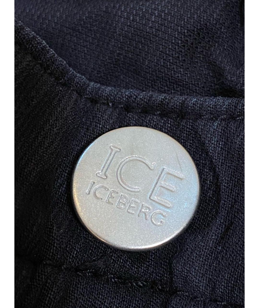 ICEBERG Антрацитовые прямые джинсы, фото 4