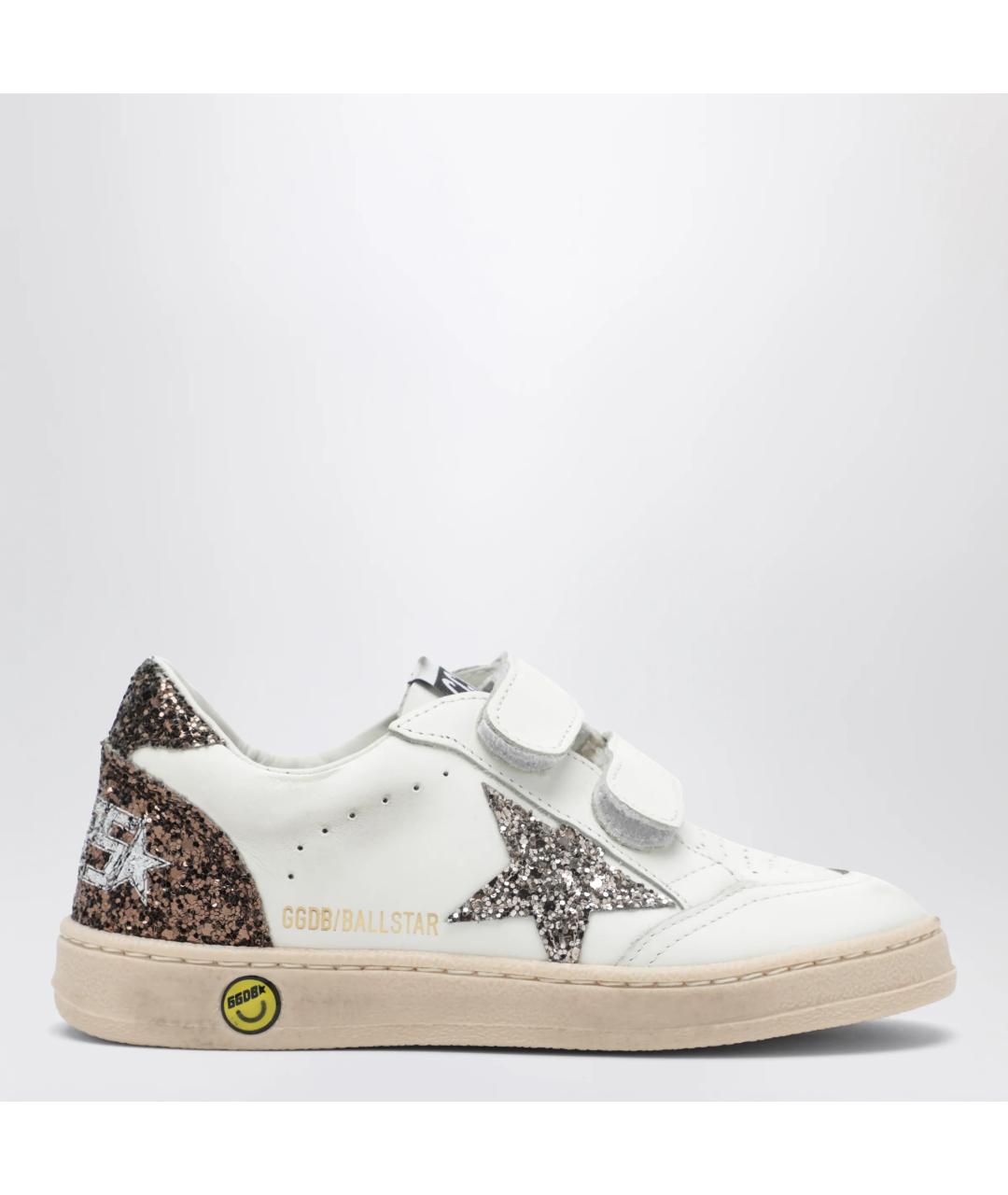 GOLDEN GOOSE Белые кожаные кеды, фото 3