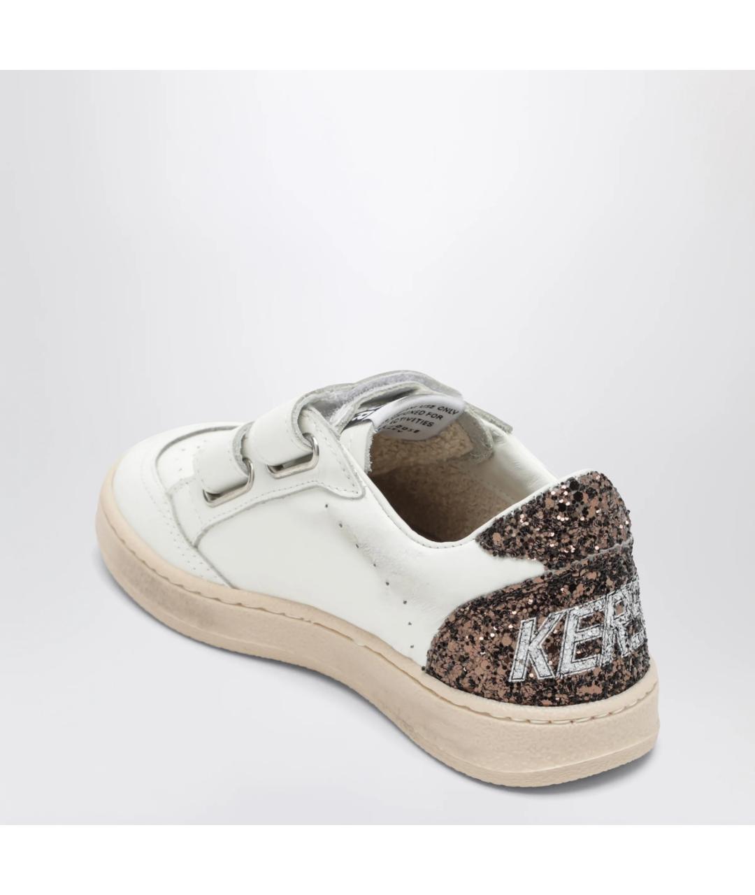 GOLDEN GOOSE Белые кожаные кеды, фото 2