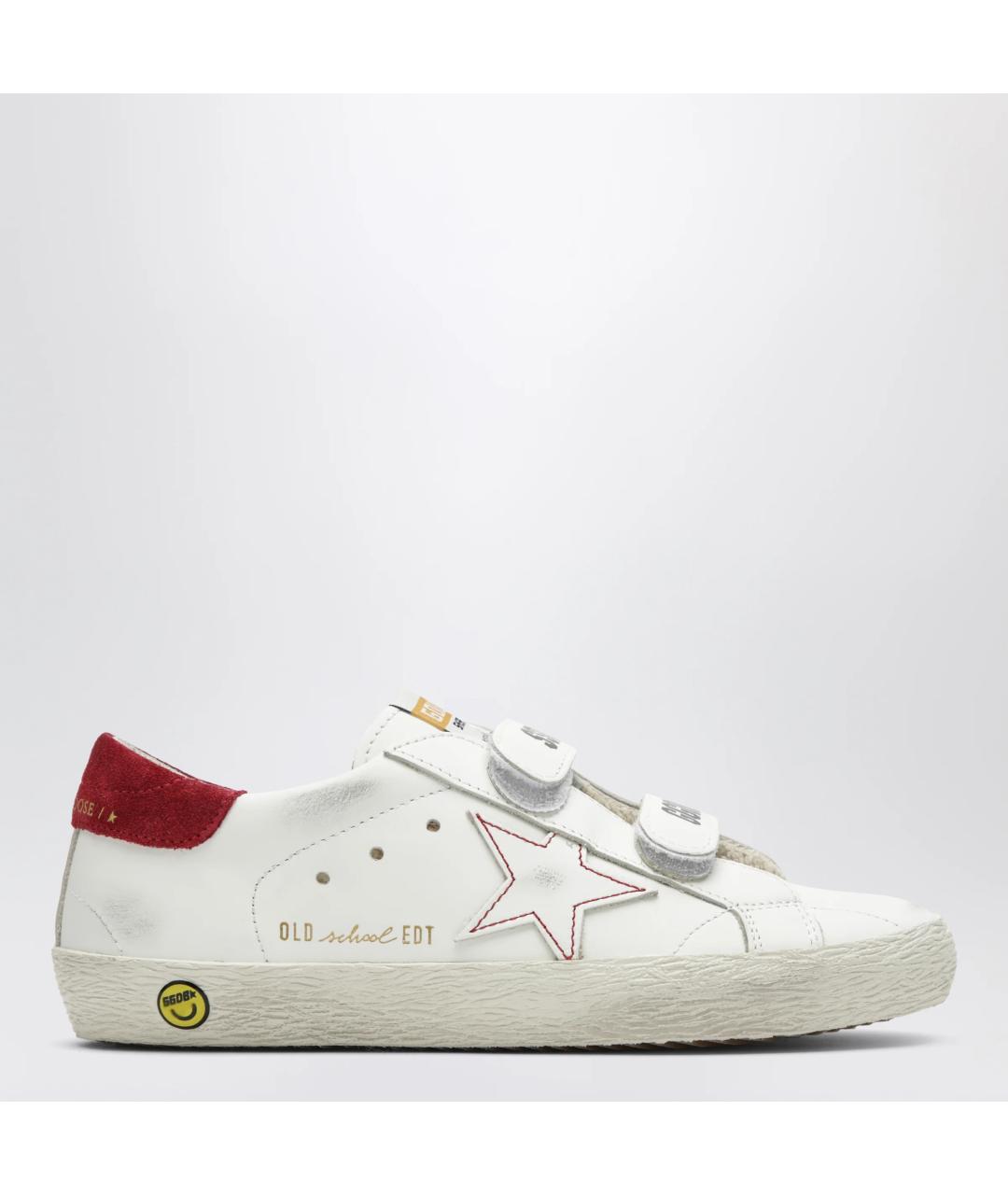 GOLDEN GOOSE Белые кожаные кеды, фото 3