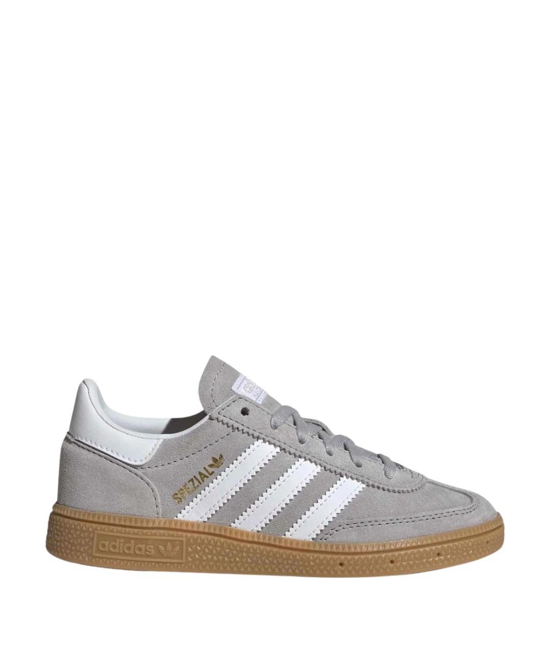 ADIDAS Серые замшевые кеды, фото 1