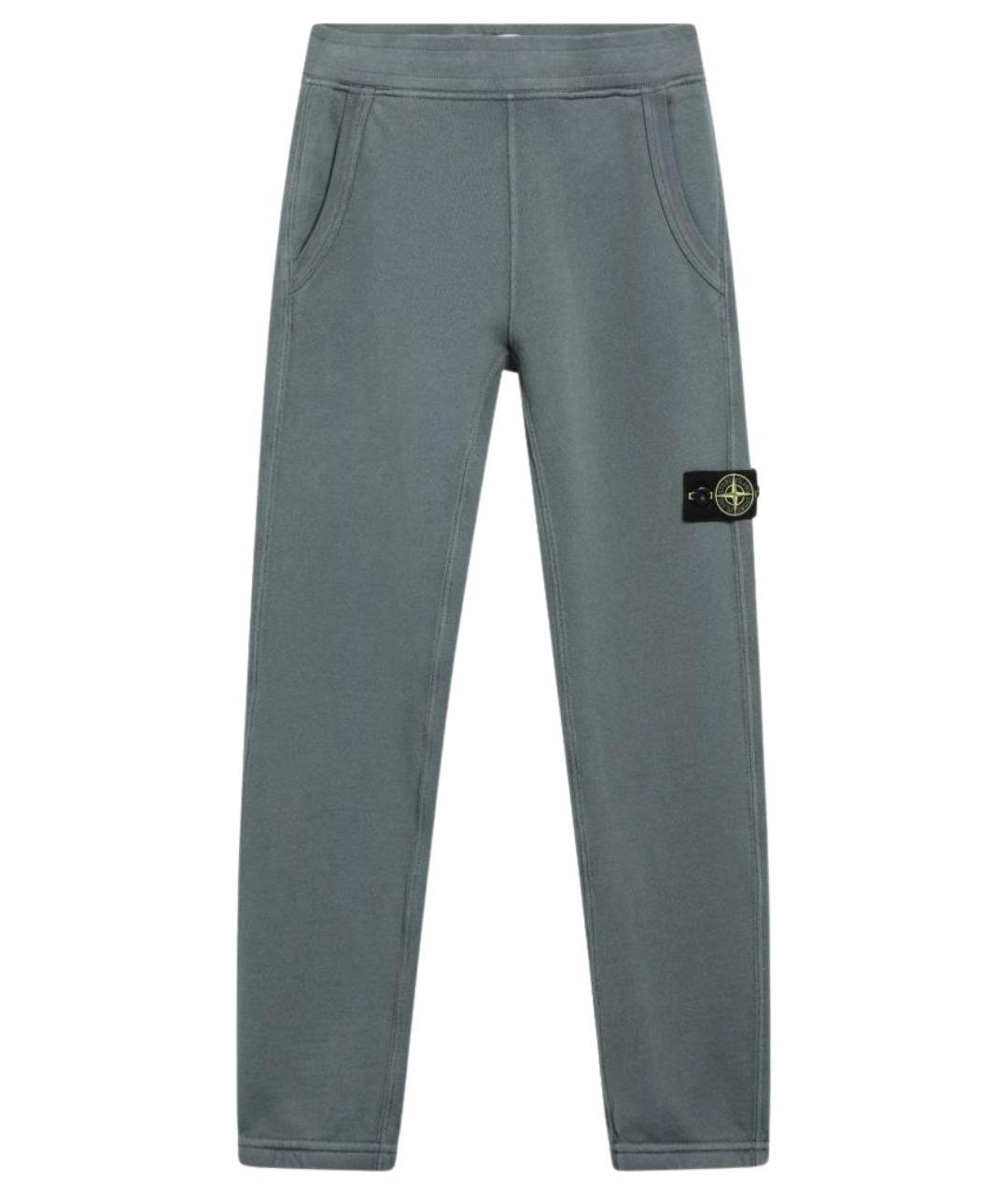 STONE ISLAND Голубые хлопковые брюки и шорты, фото 1