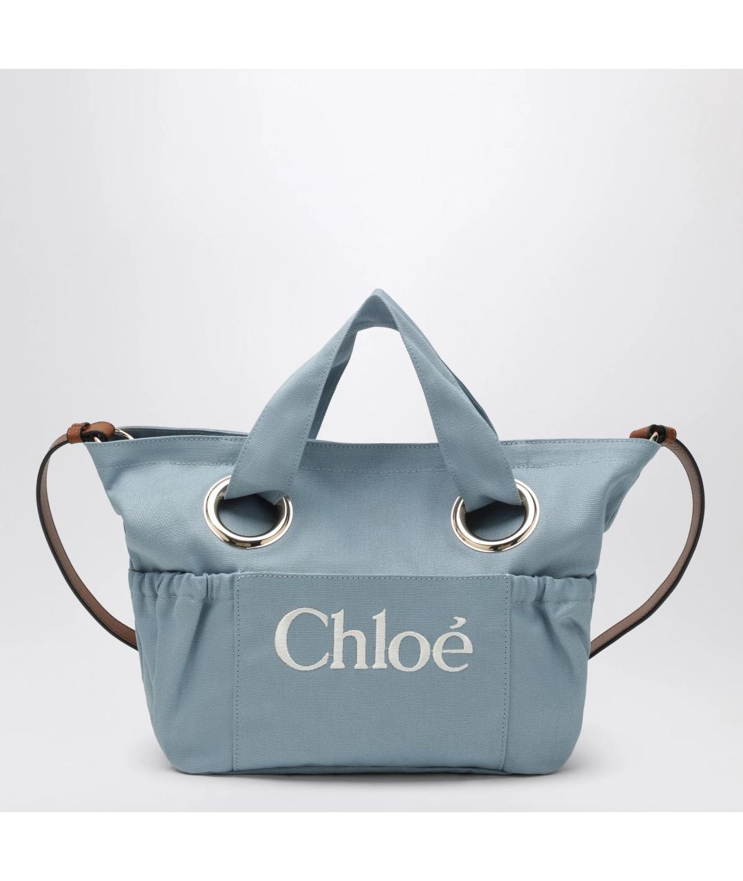 CHLOE Голубая сумка, фото 3