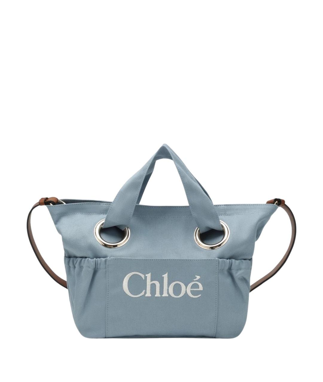 CHLOE Голубая сумка, фото 1