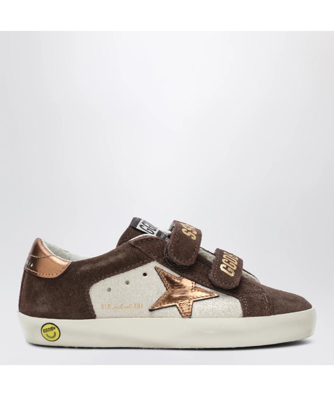 GOLDEN GOOSE Коричневые замшевые кеды, фото 3