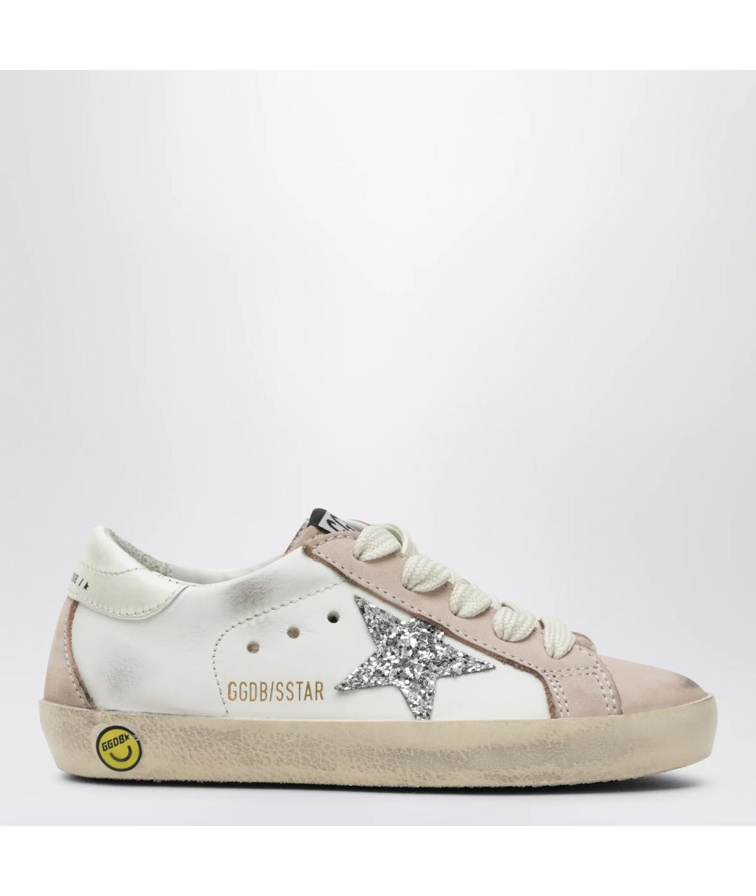 GOLDEN GOOSE Белые кожаные кеды, фото 3