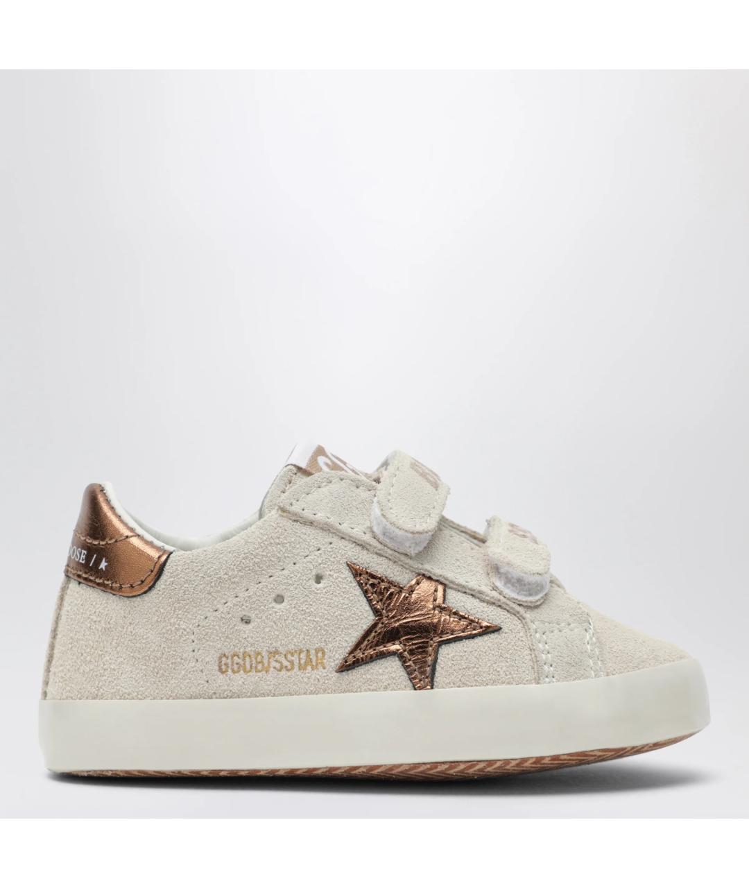 GOLDEN GOOSE Бежевые замшевые кеды, фото 3