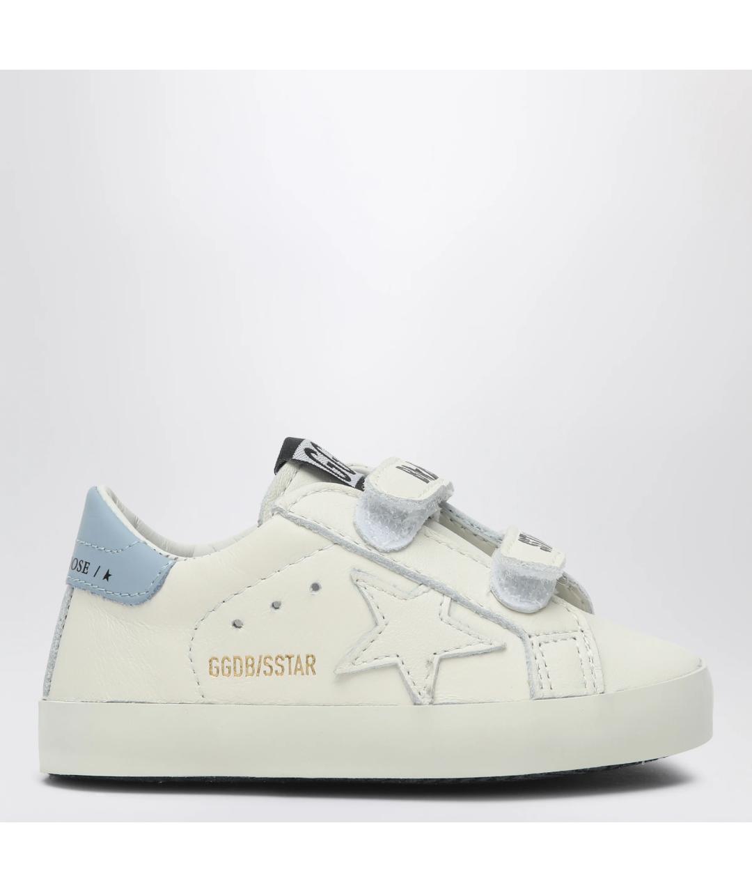 GOLDEN GOOSE Белые кожаные кеды, фото 2