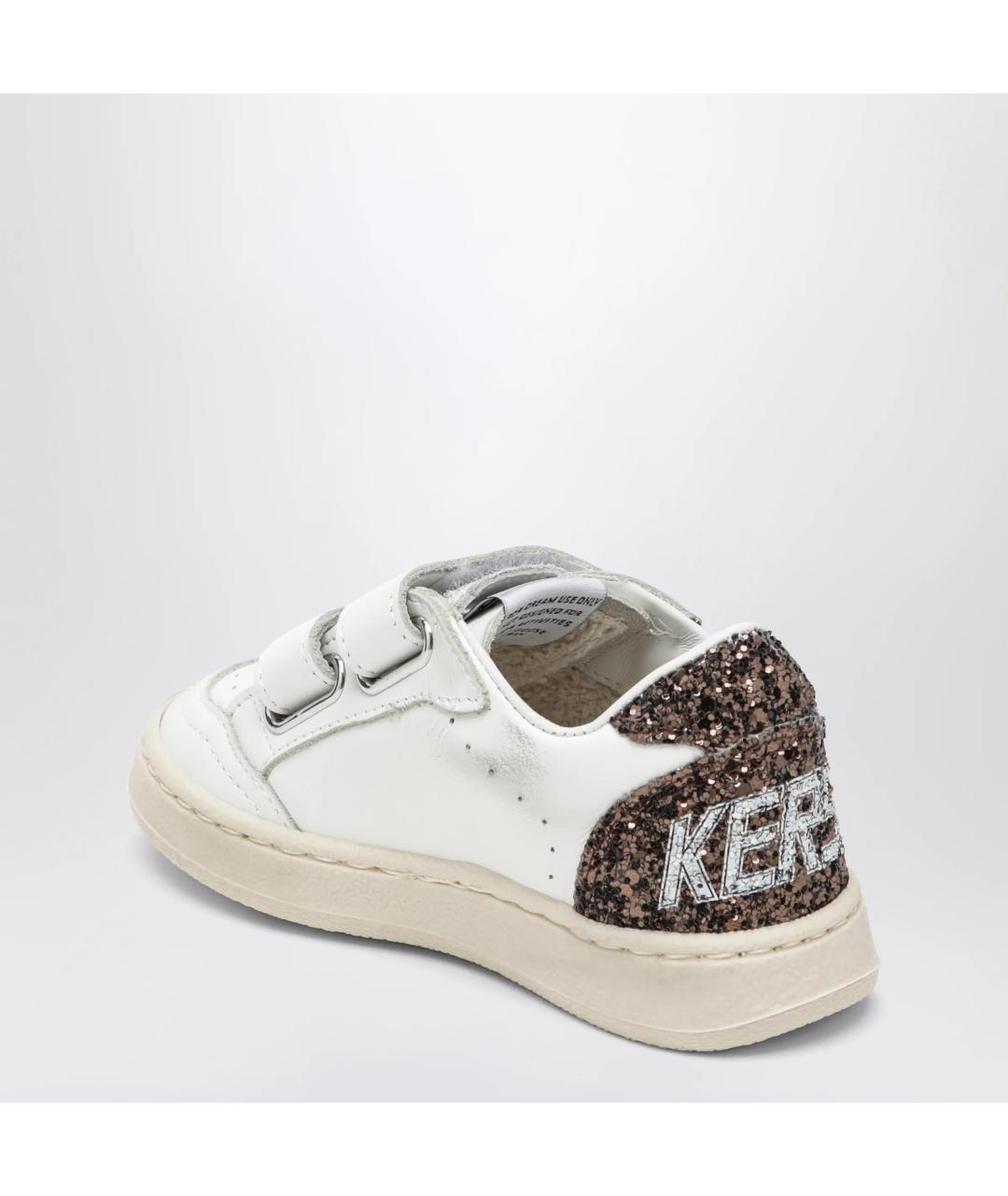 GOLDEN GOOSE Белые кожаные кеды, фото 2