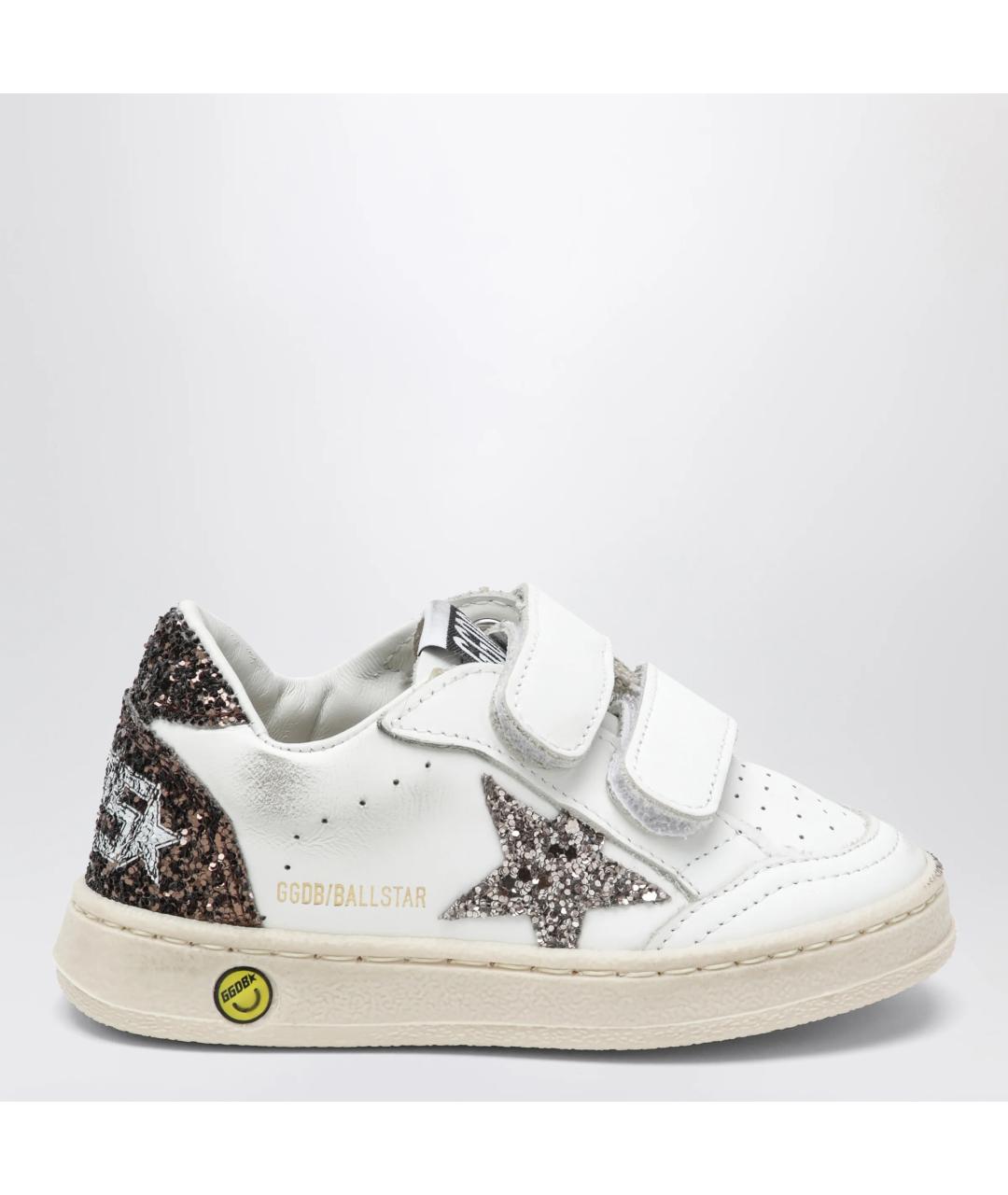 GOLDEN GOOSE Белые кожаные кеды, фото 3