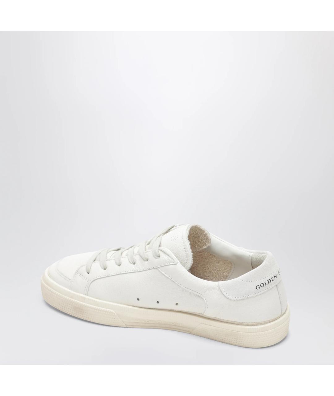 GOLDEN GOOSE Белые кожаные кеды, фото 2