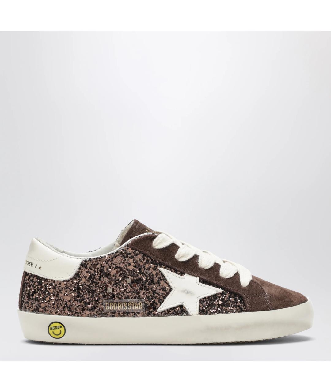 GOLDEN GOOSE Коричневые замшевые кеды, фото 3