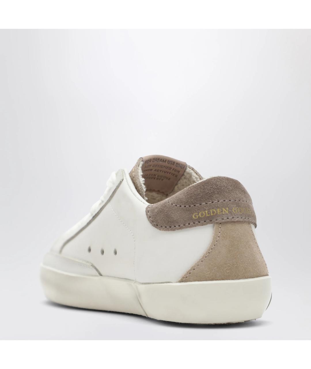 GOLDEN GOOSE Белые кожаные кеды, фото 2