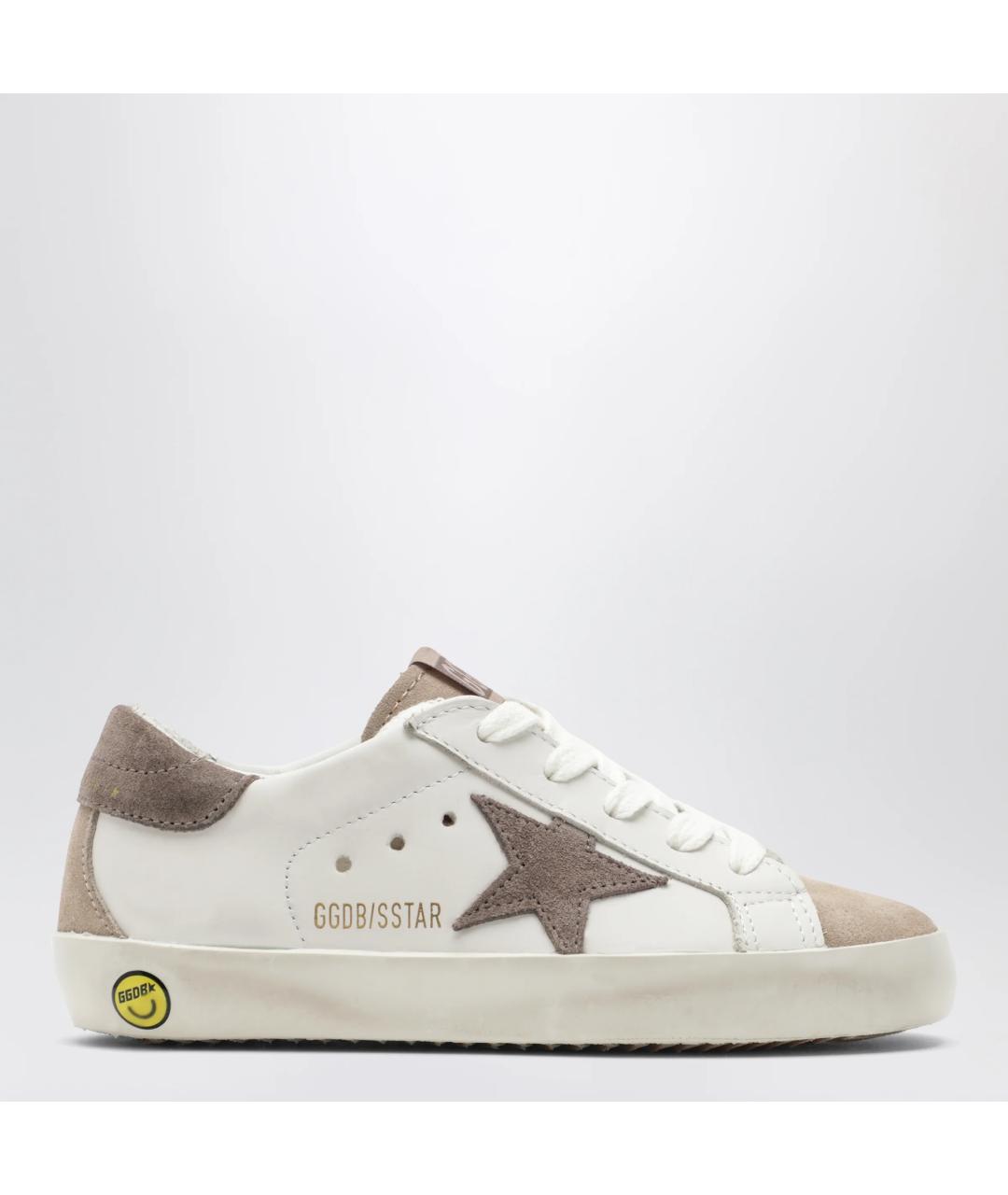GOLDEN GOOSE Белые кожаные кеды, фото 3