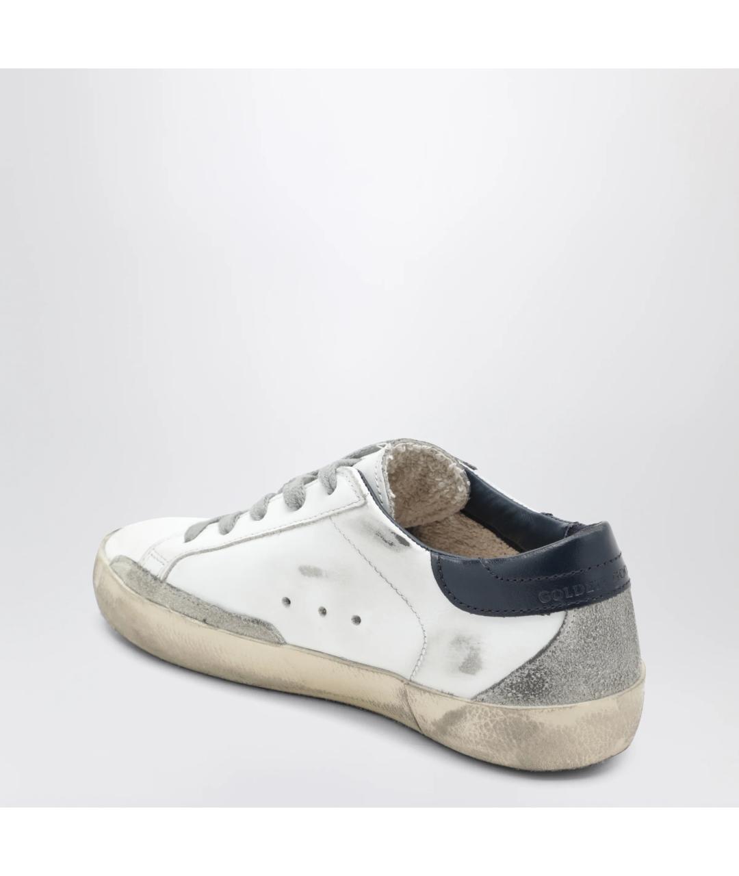 GOLDEN GOOSE Белые кожаные кеды, фото 2