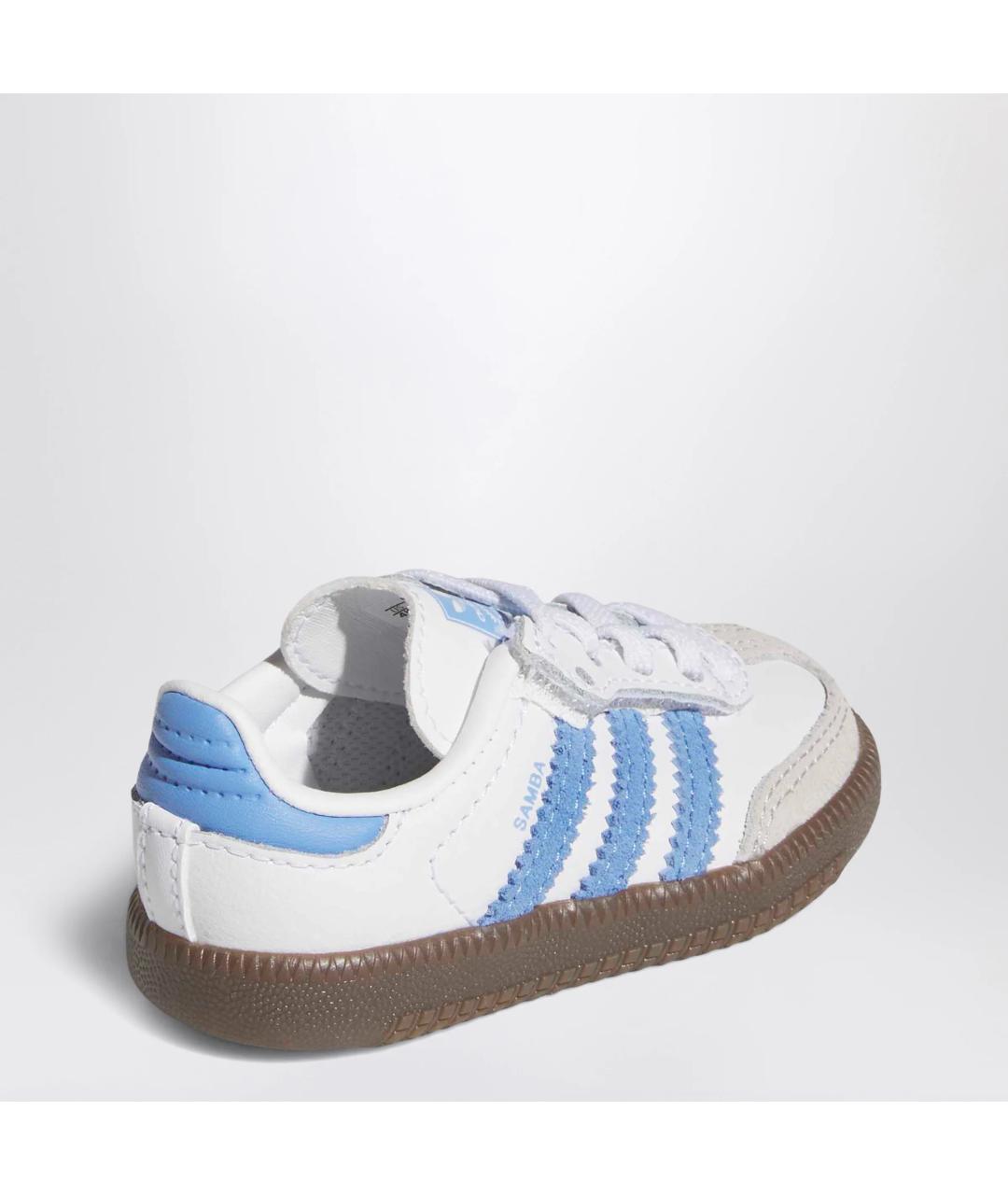 ADIDAS Белые кожаные кеды, фото 2