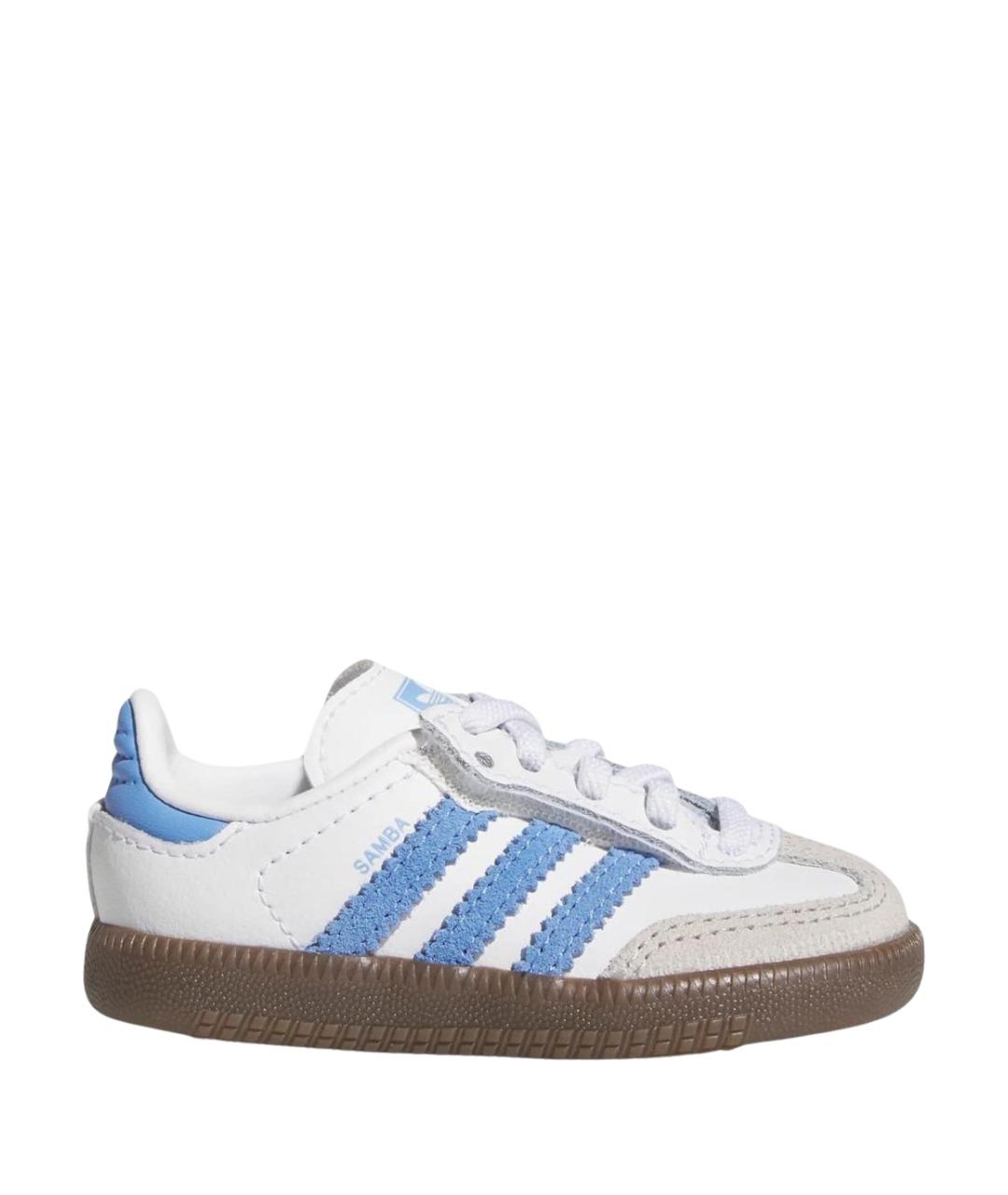 ADIDAS Белые кожаные кеды, фото 1