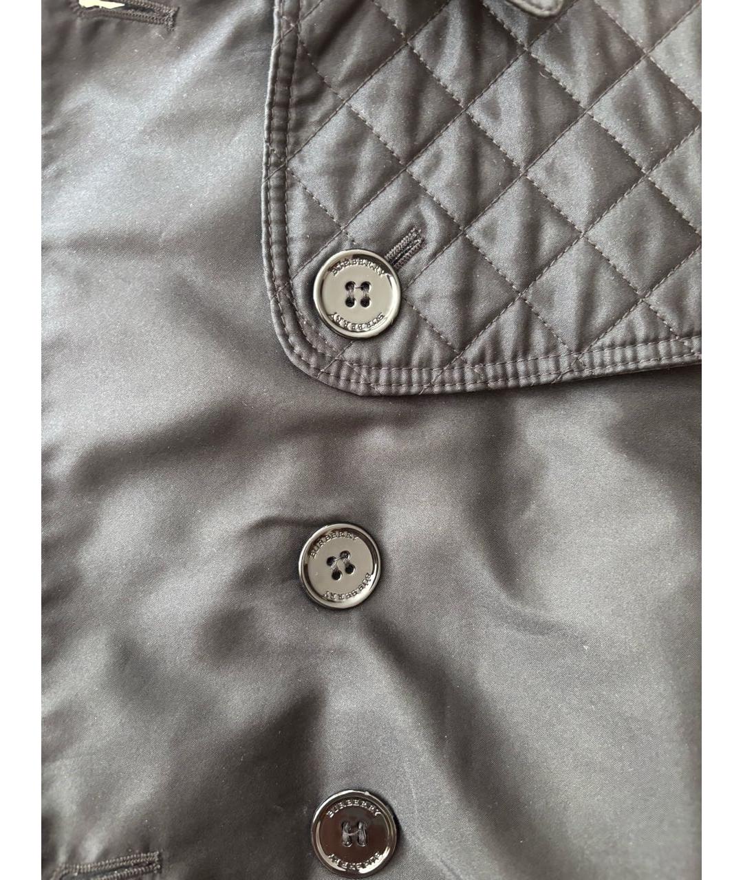BURBERRY Черный тренч/плащ, фото 4