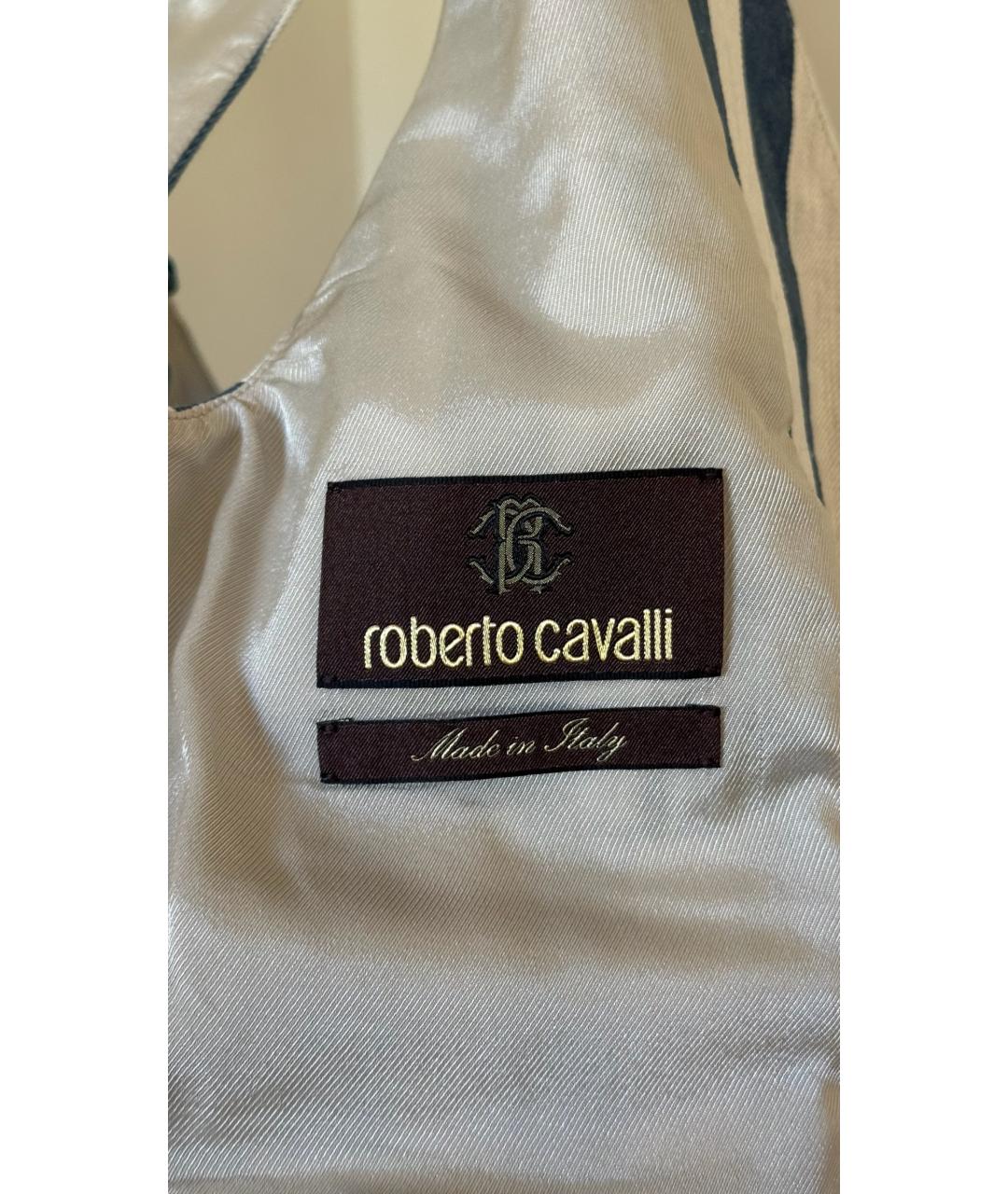 ROBERTO CAVALLI Голубой жилет, фото 8