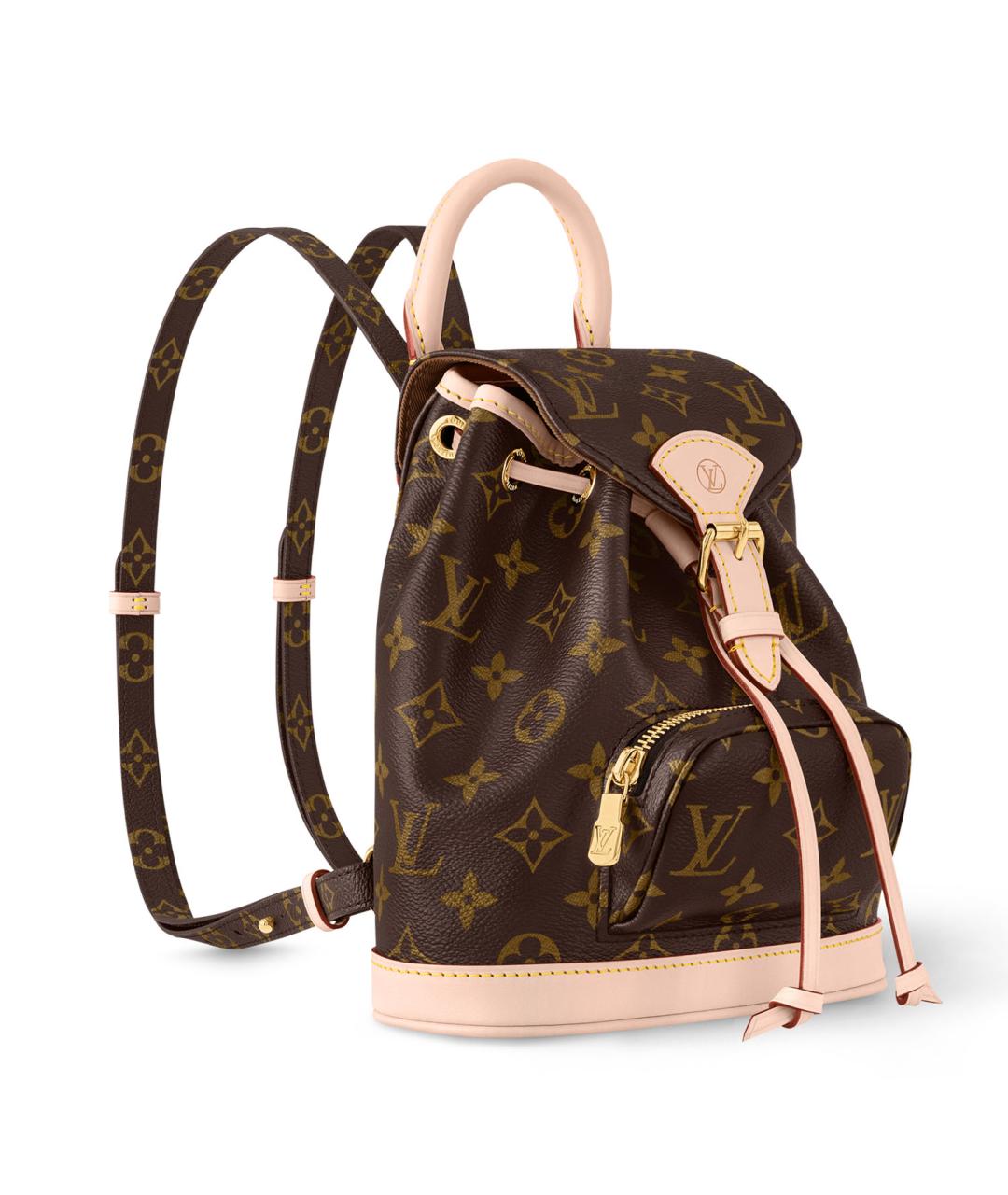 LOUIS VUITTON Коричневый рюкзак из канвы, фото 2