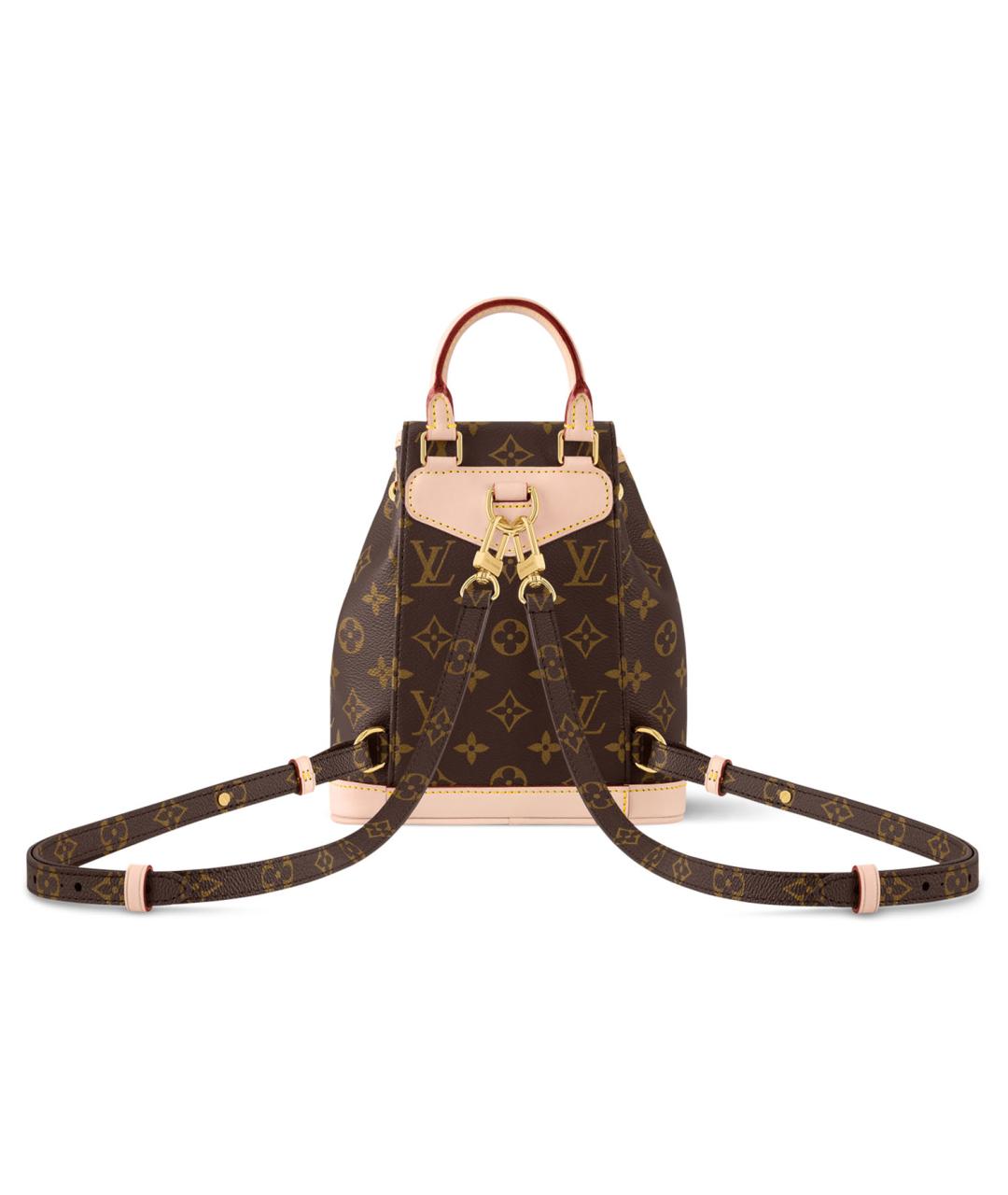 LOUIS VUITTON Коричневый рюкзак из канвы, фото 3