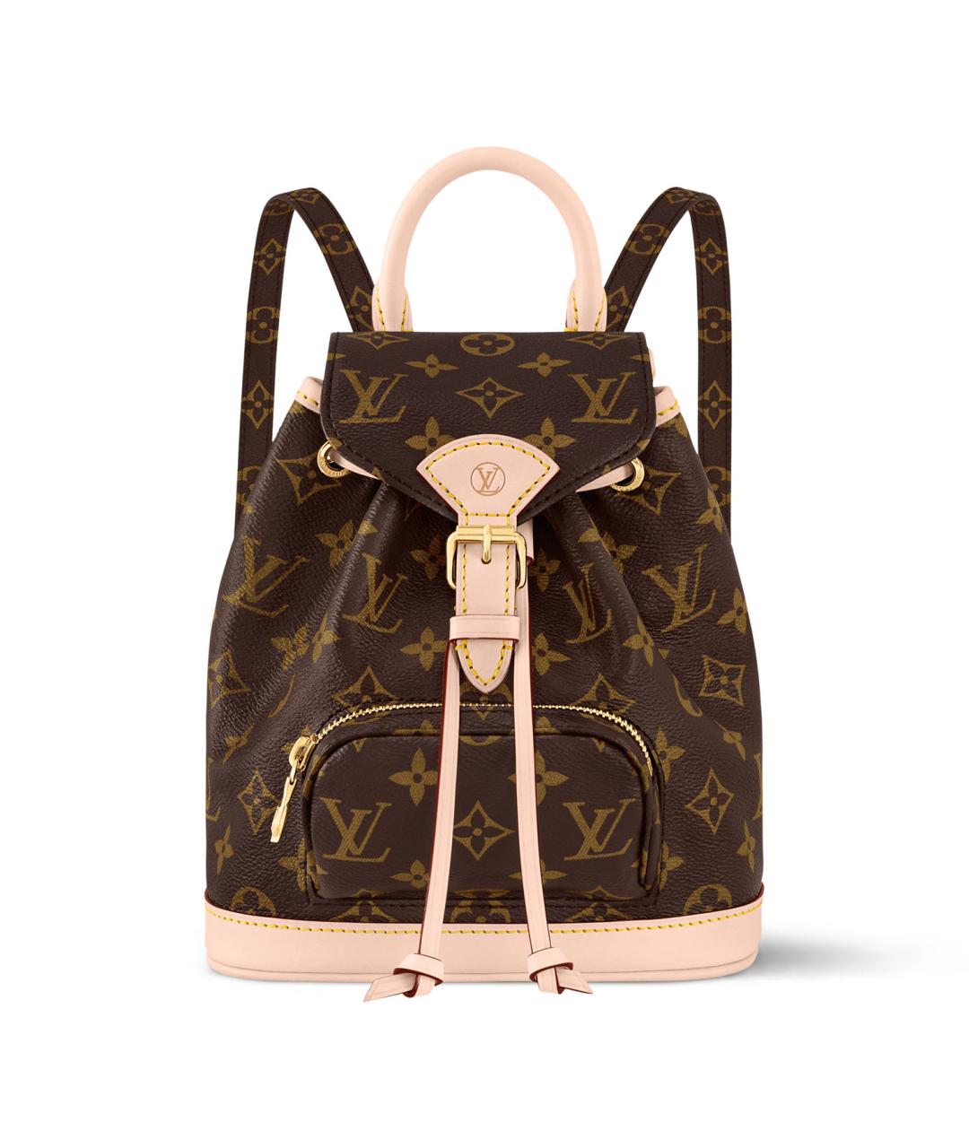 LOUIS VUITTON Коричневый рюкзак из канвы, фото 10